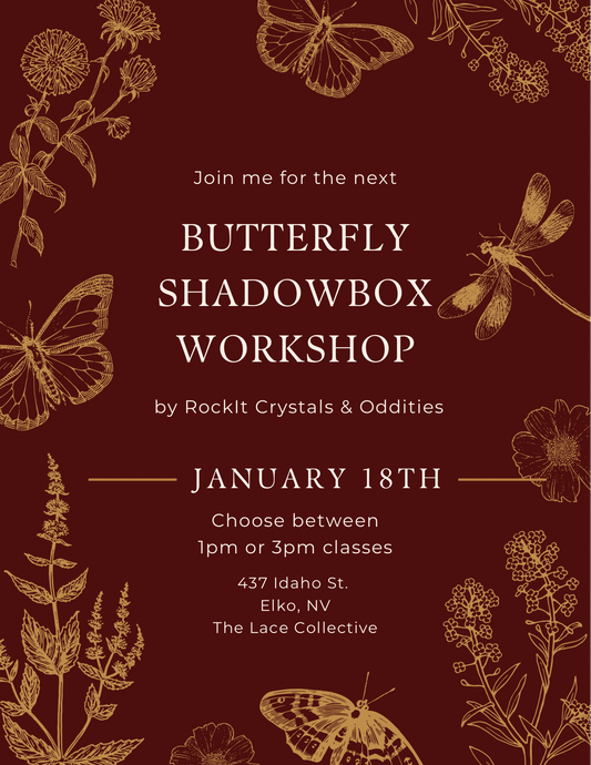 Pre-Valentine’s Butterfly Shadowbox Workshop