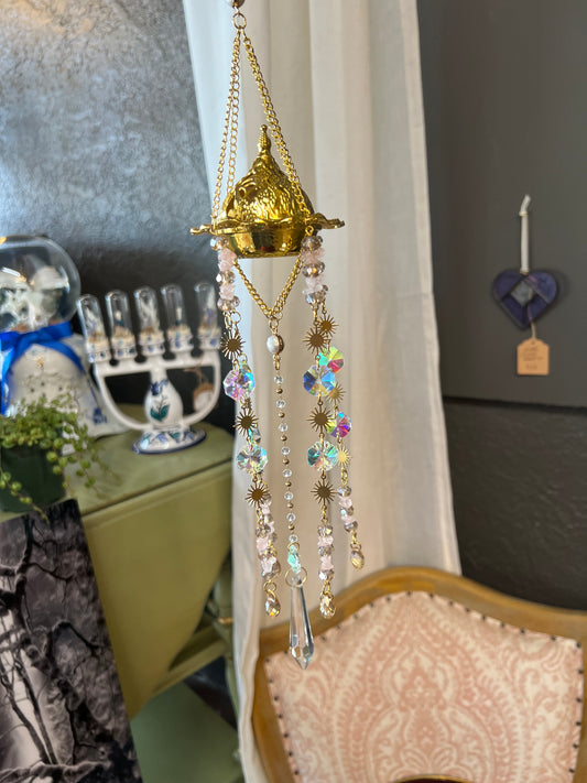 Skydance Crystal Incense Suncatcher