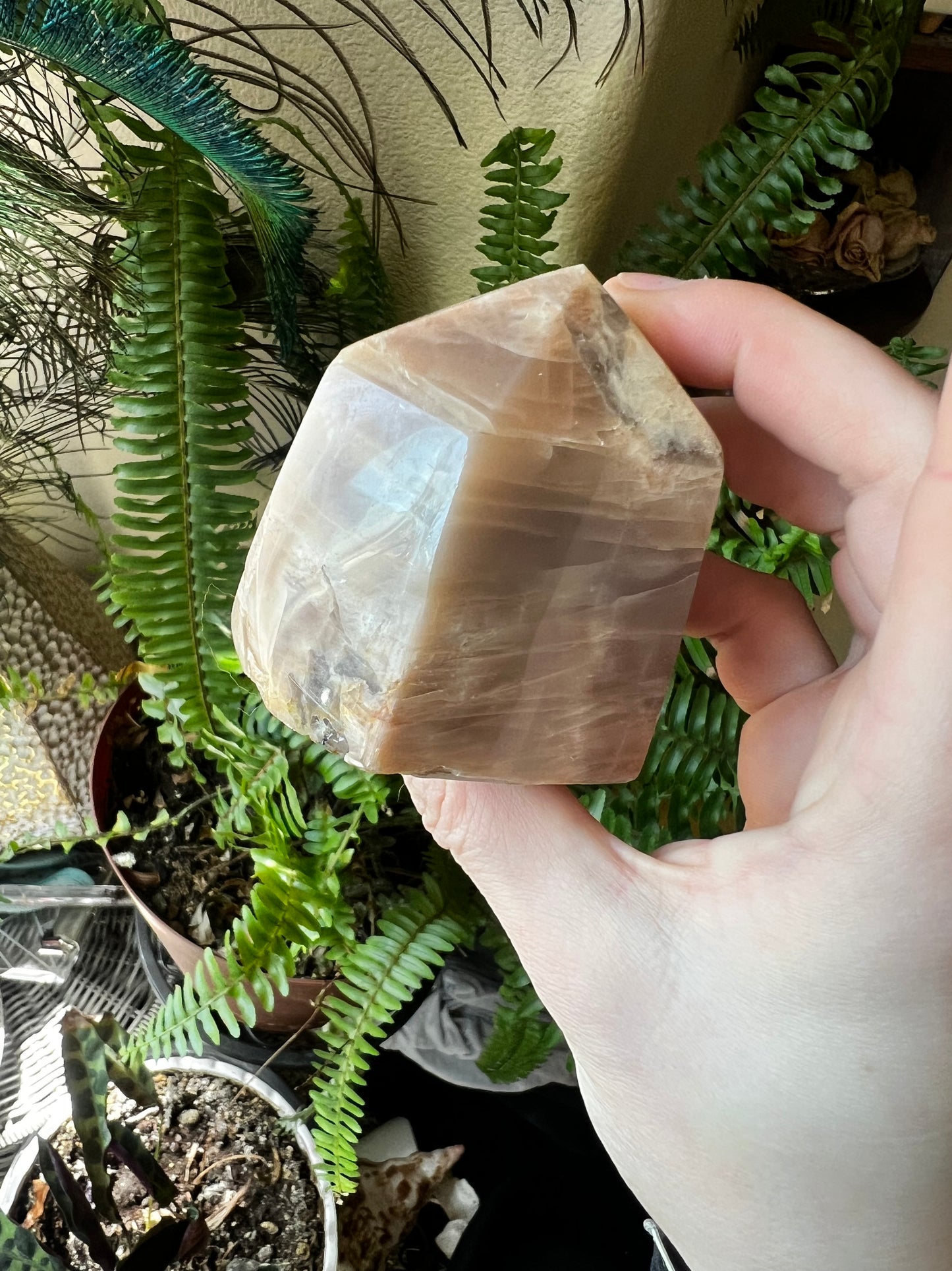 Peach Moonstone Tower #C