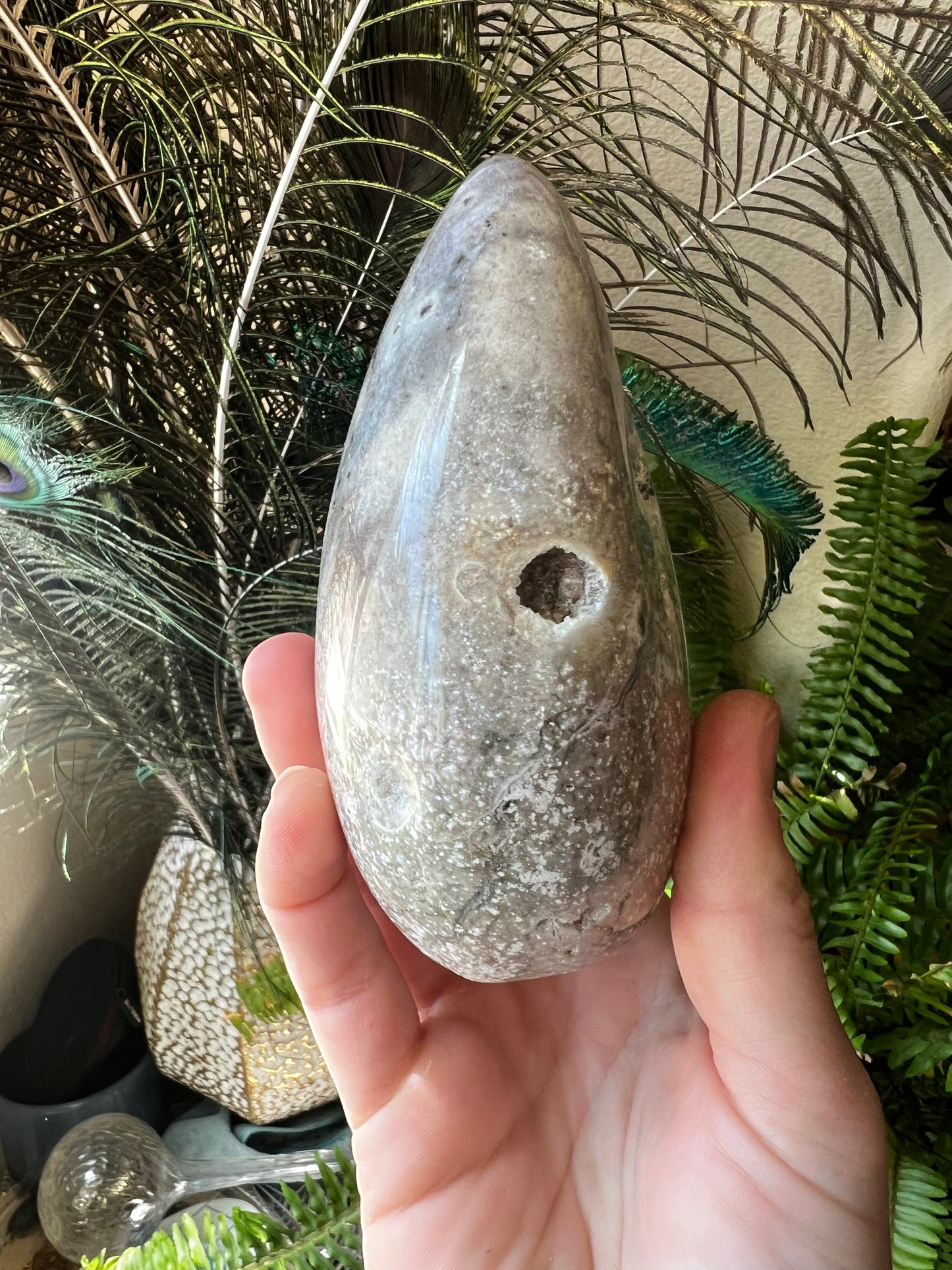 Sea Jasper Druzy Freeform