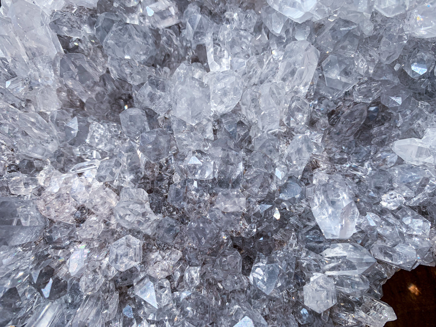 Clear Quartz with Tourmaline Inclusions #B