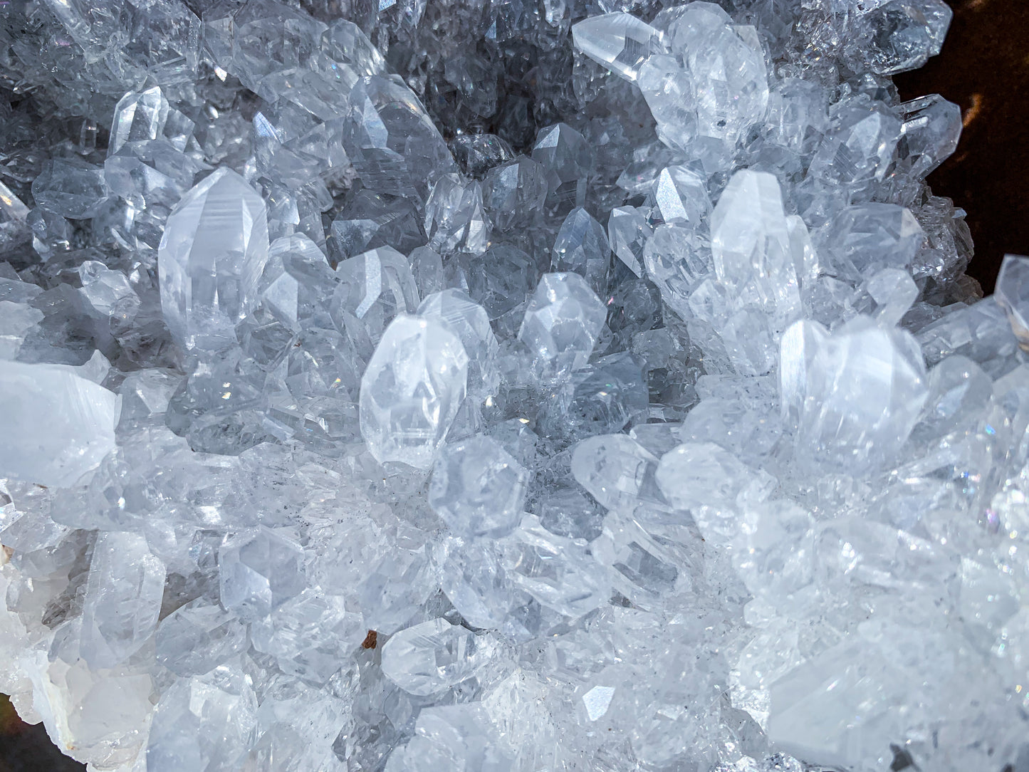 Clear Quartz with Tourmaline Inclusions #B