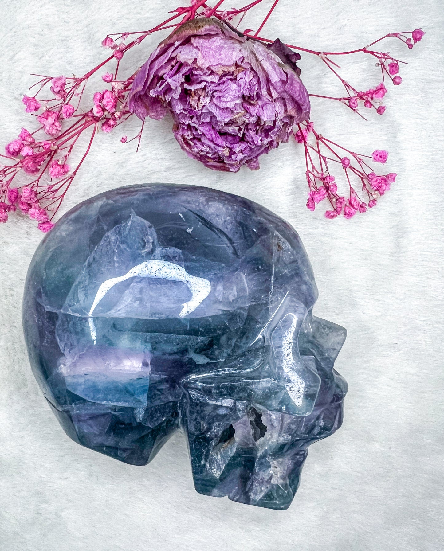 Large Fluorite Skull