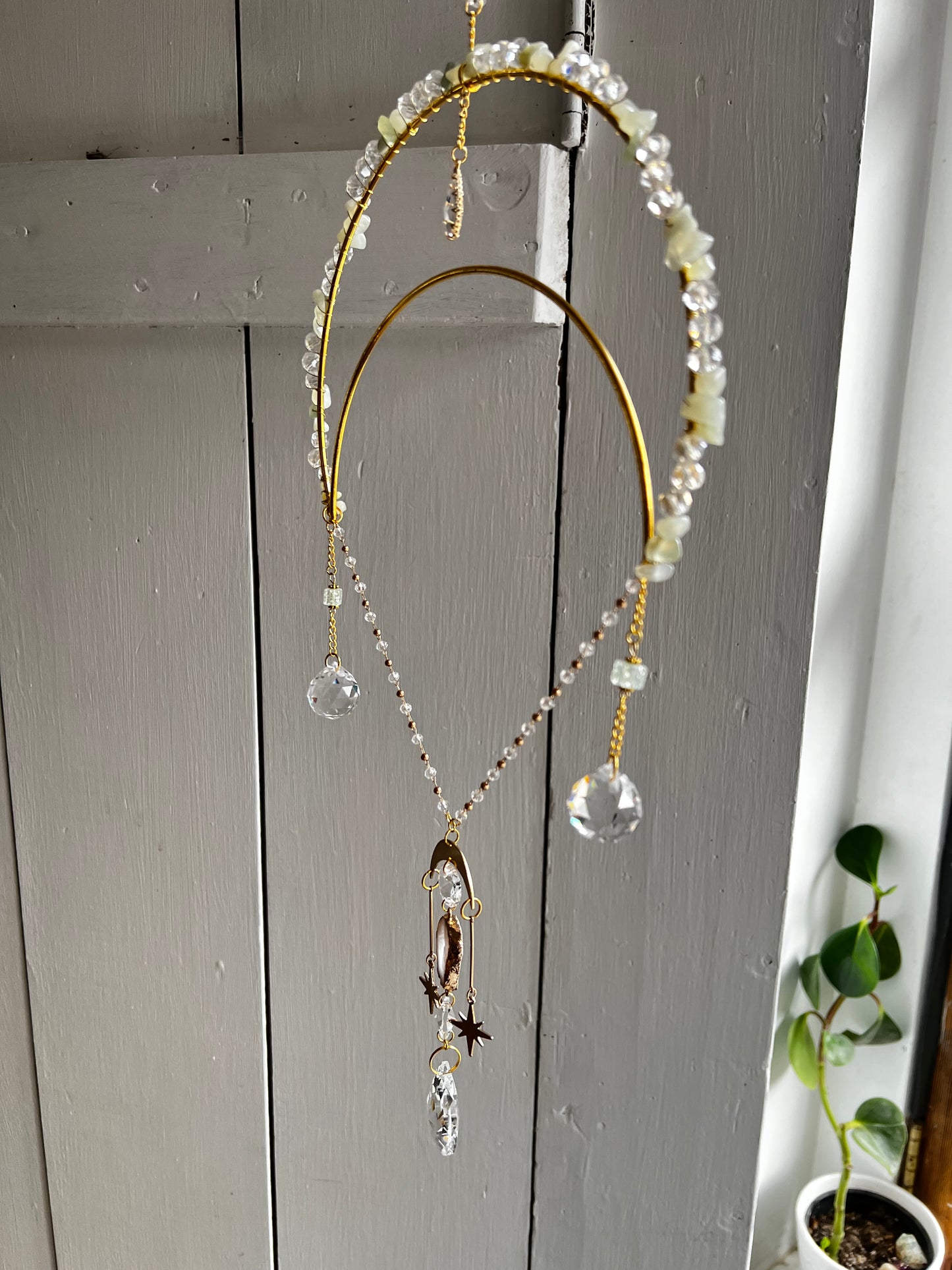 “Brielle” crystal suncatcher