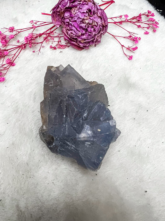 Blue Cubic Fluorite