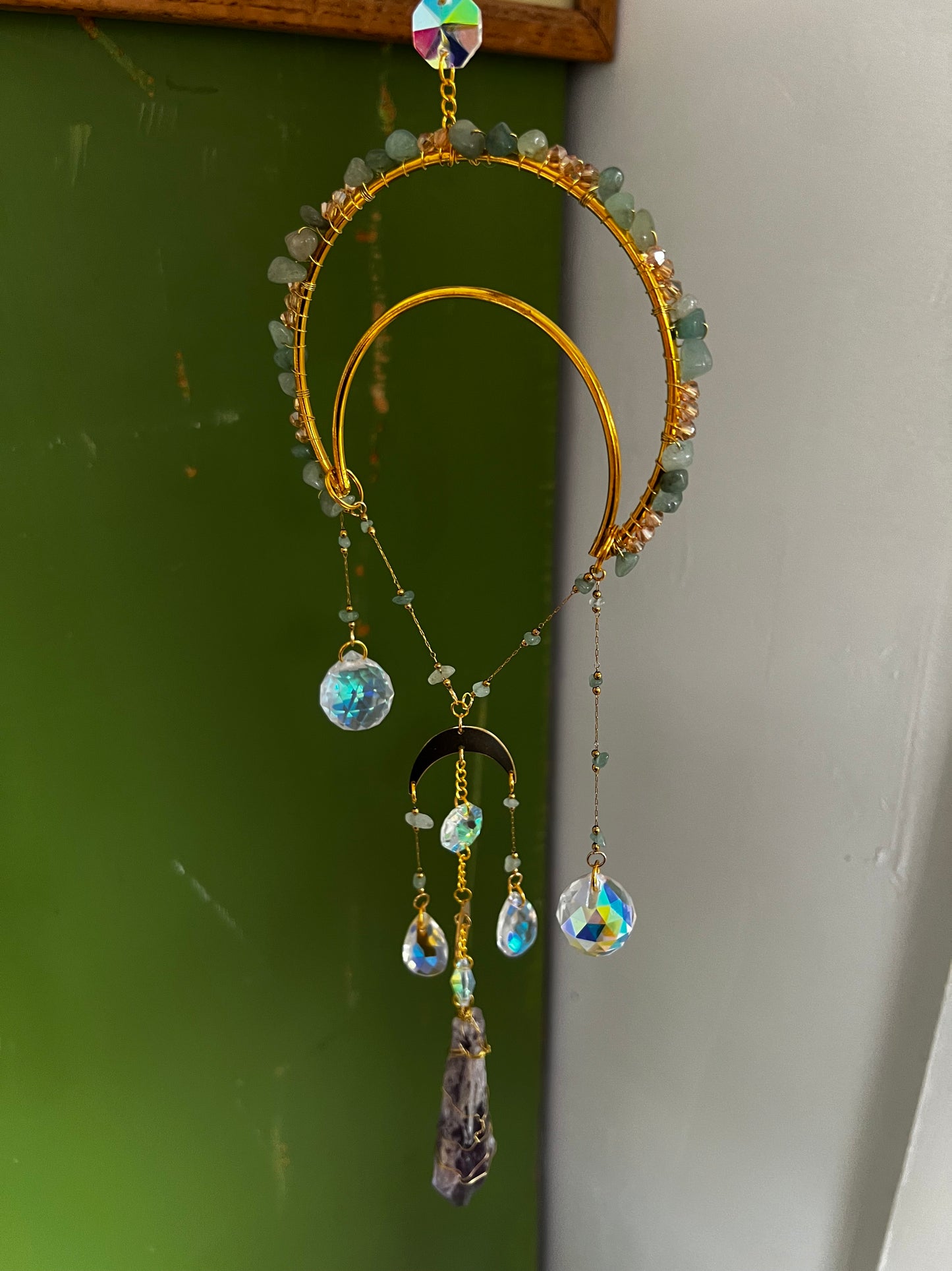 “Ida” crystal suncatcher