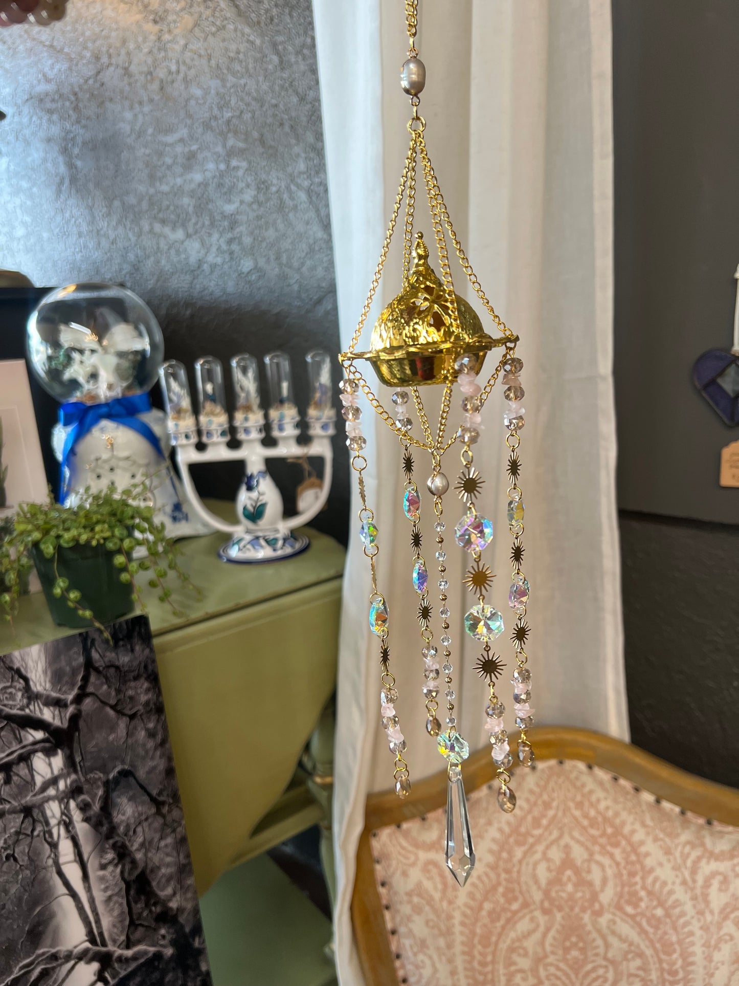 Skydance Crystal Incense Suncatcher