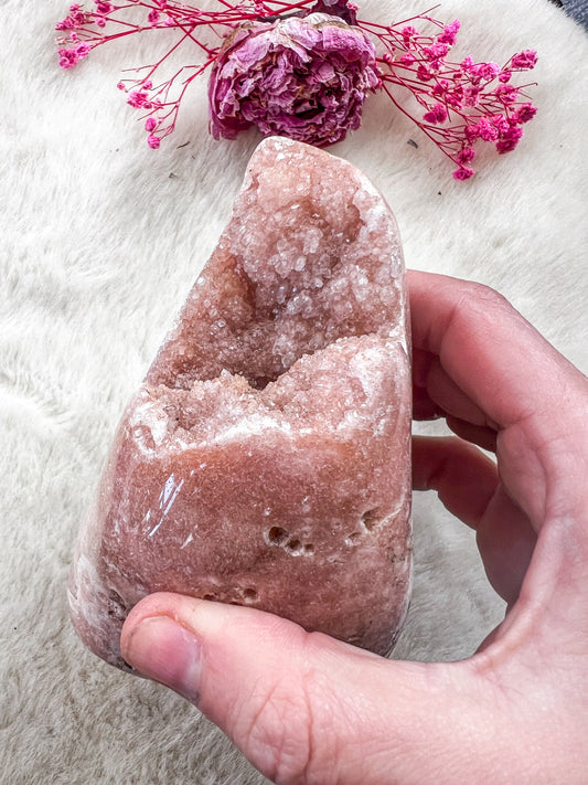 Druzy Pink Amethyst Freeform