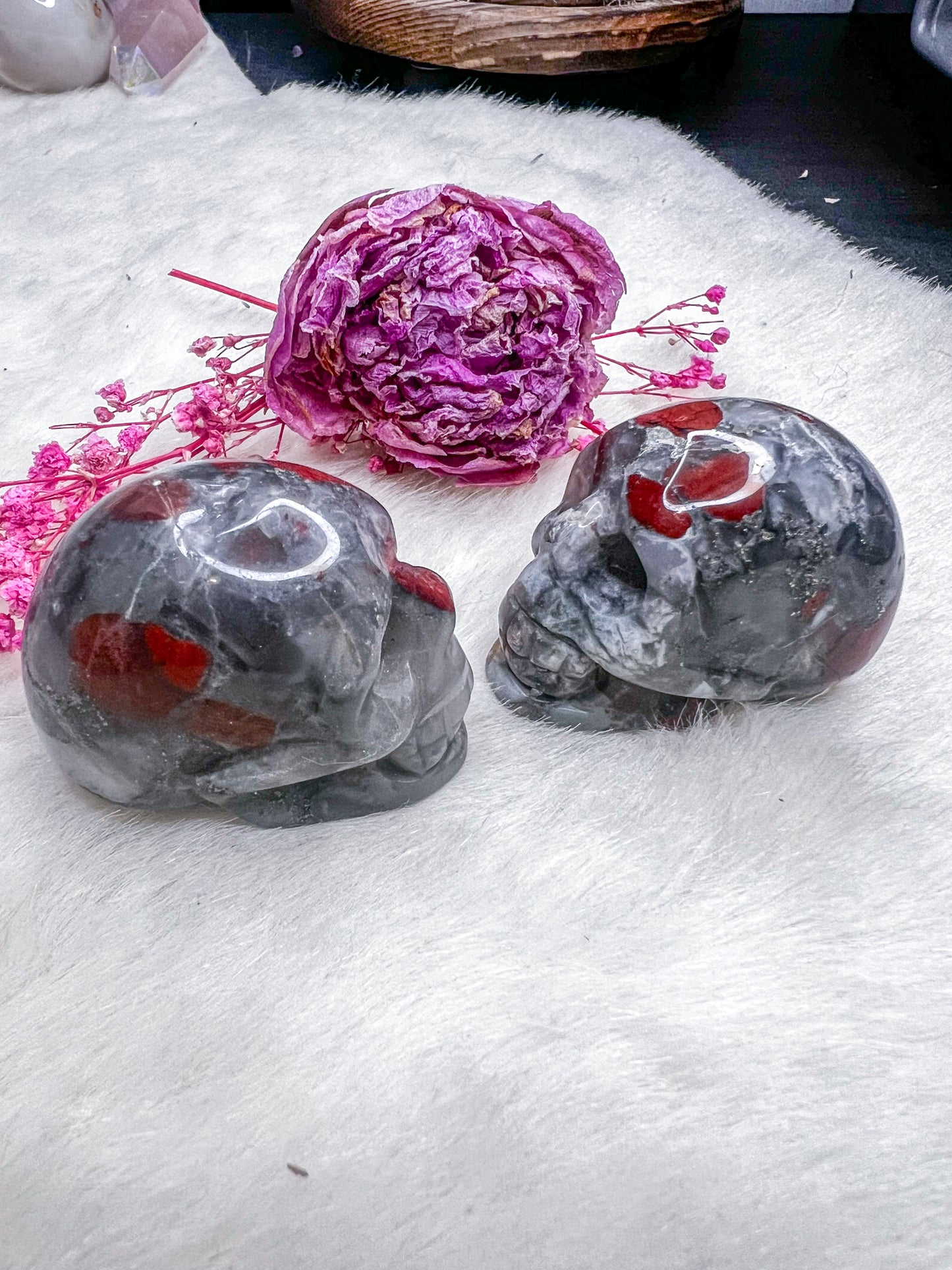 Bloodstone skulls