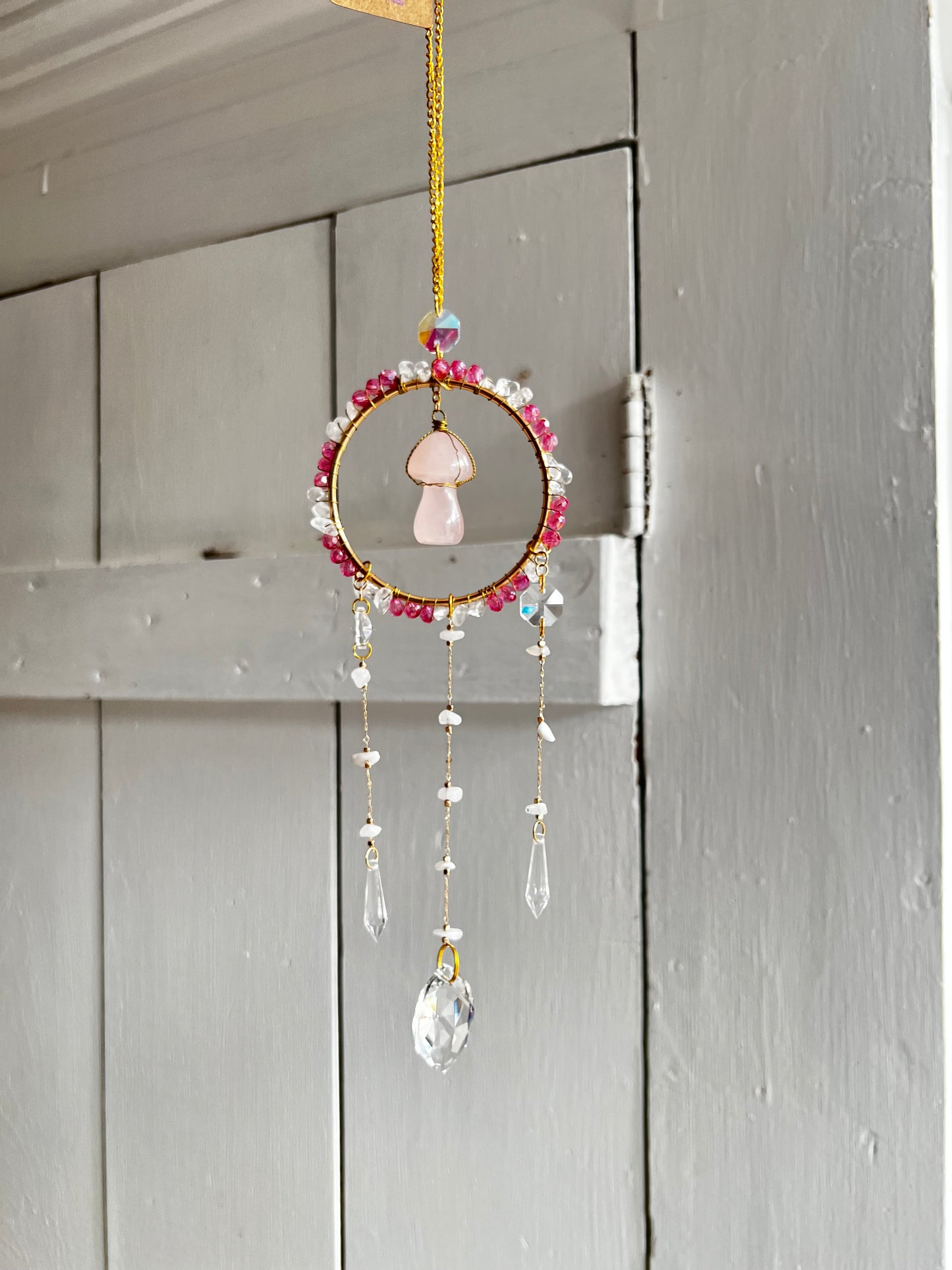 “Fay” crystal suncatcher