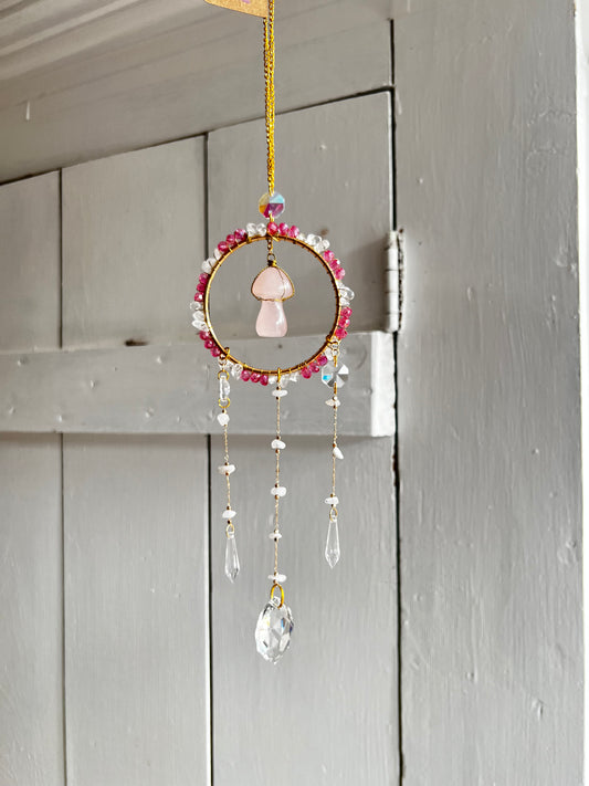 “Fay” crystal suncatcher