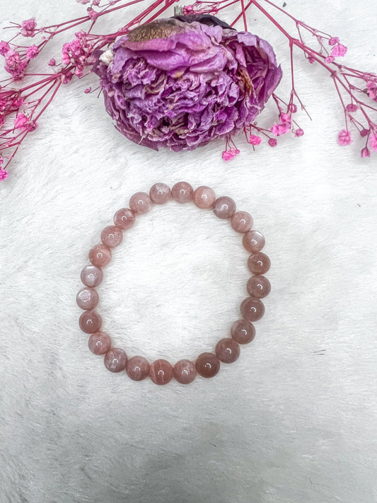 Peach Moonstone Bracelets