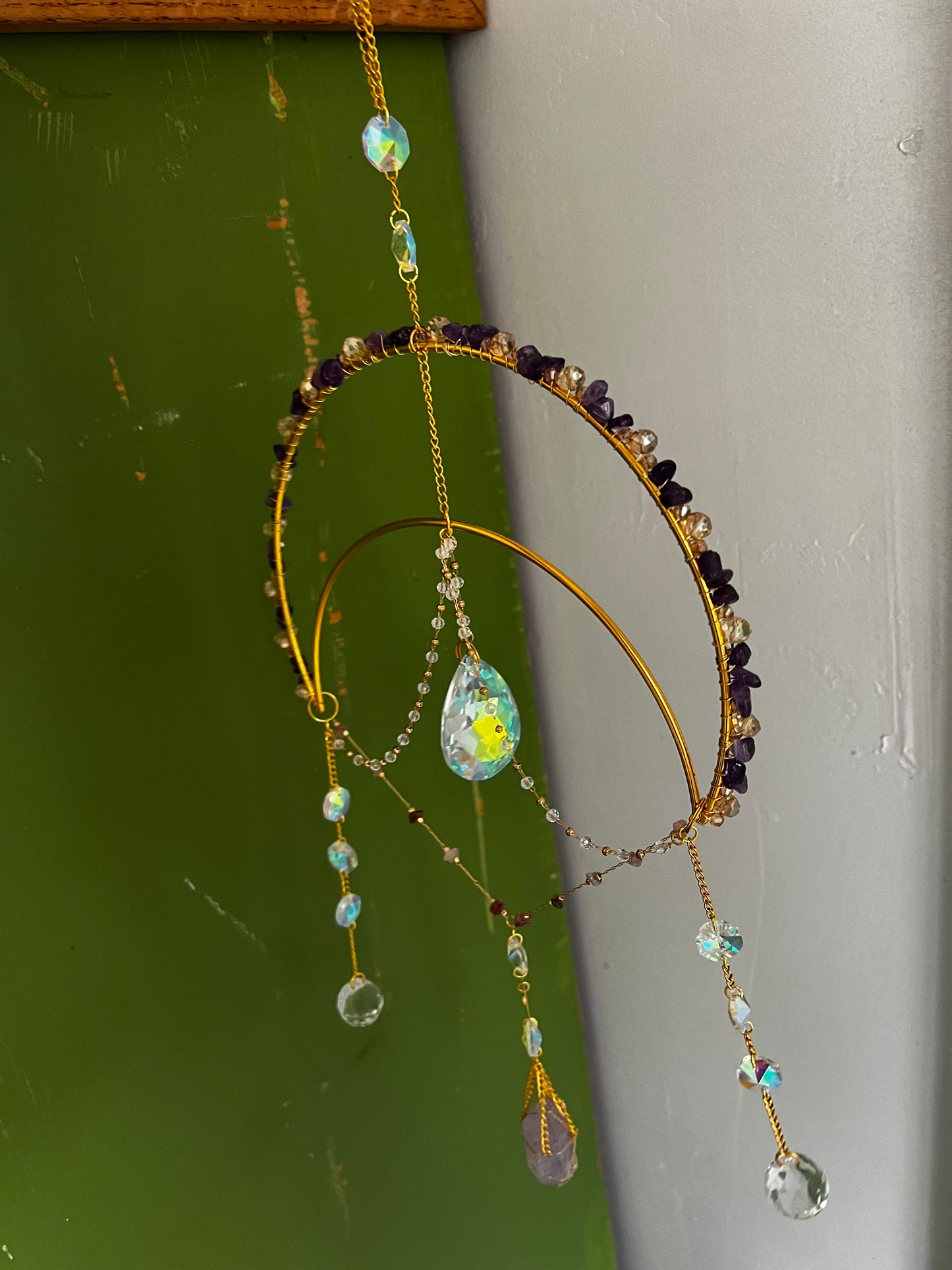 “Annalise” crystal suncatcher