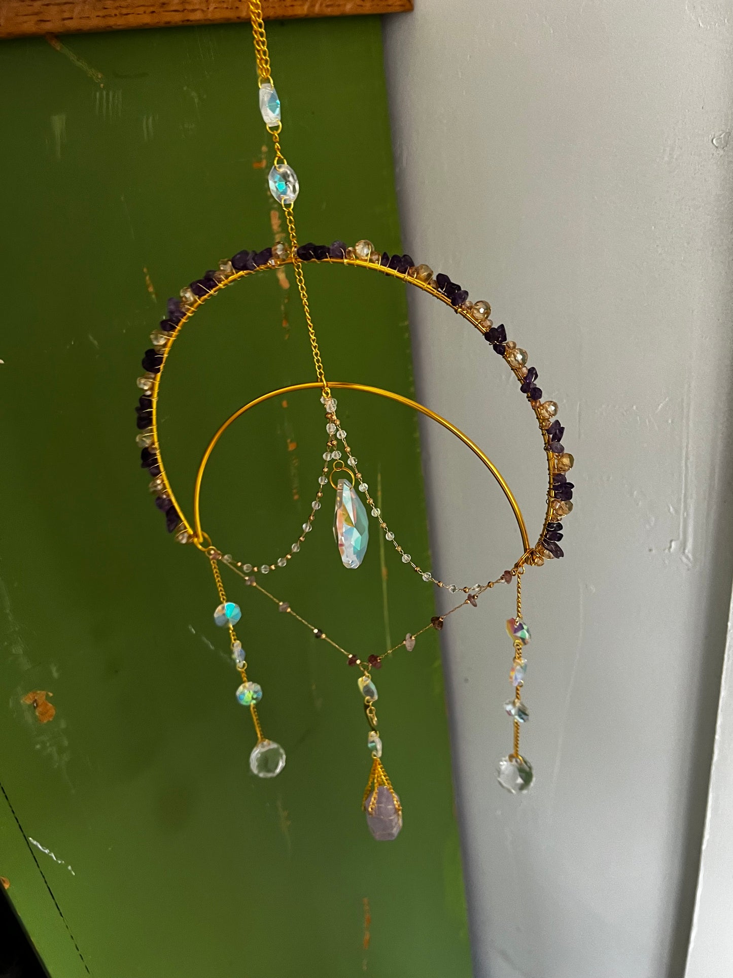 “Annalise” crystal suncatcher