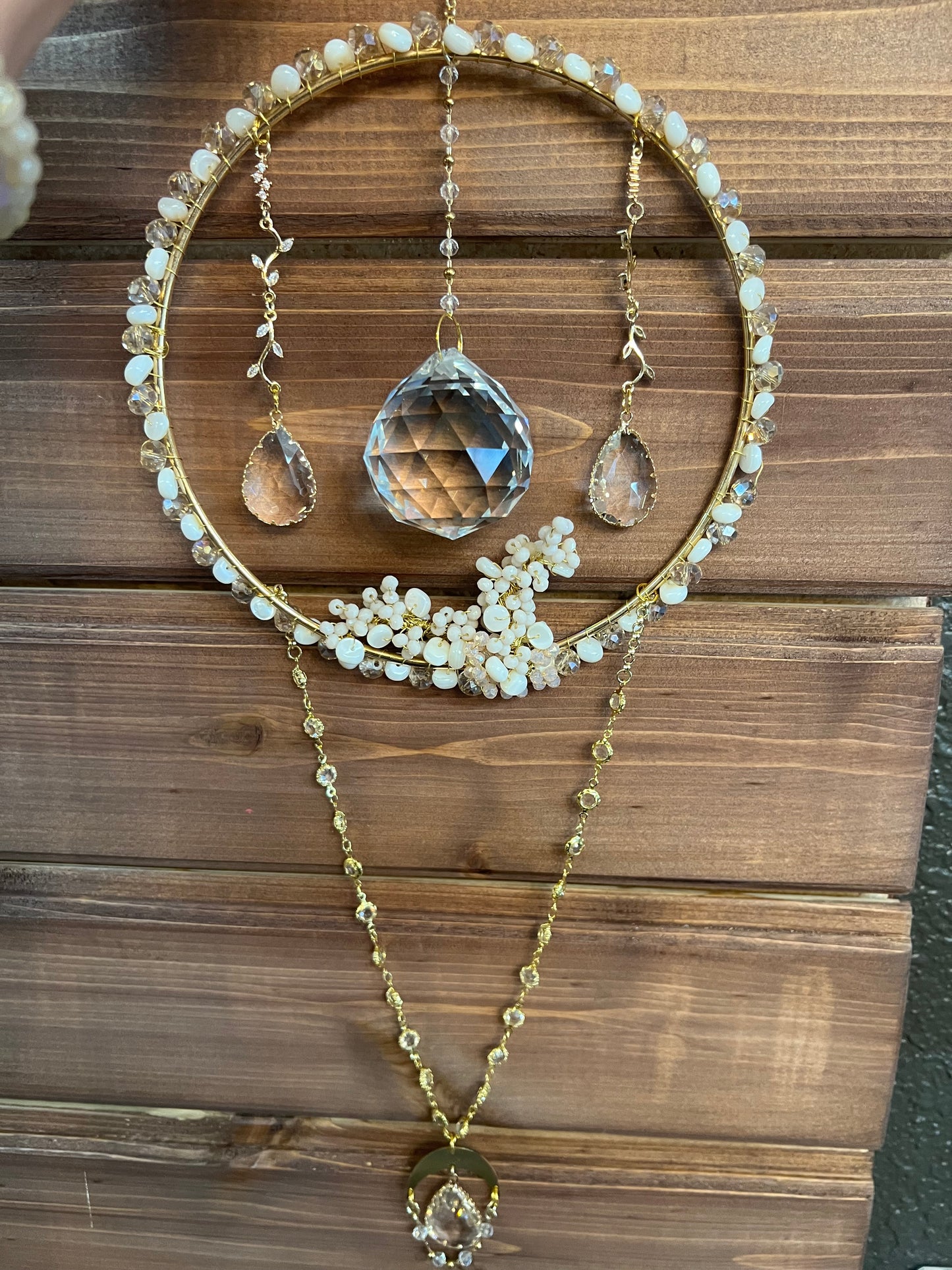 Liliosa Spring Inspired Mother of Pearl Suncatcher