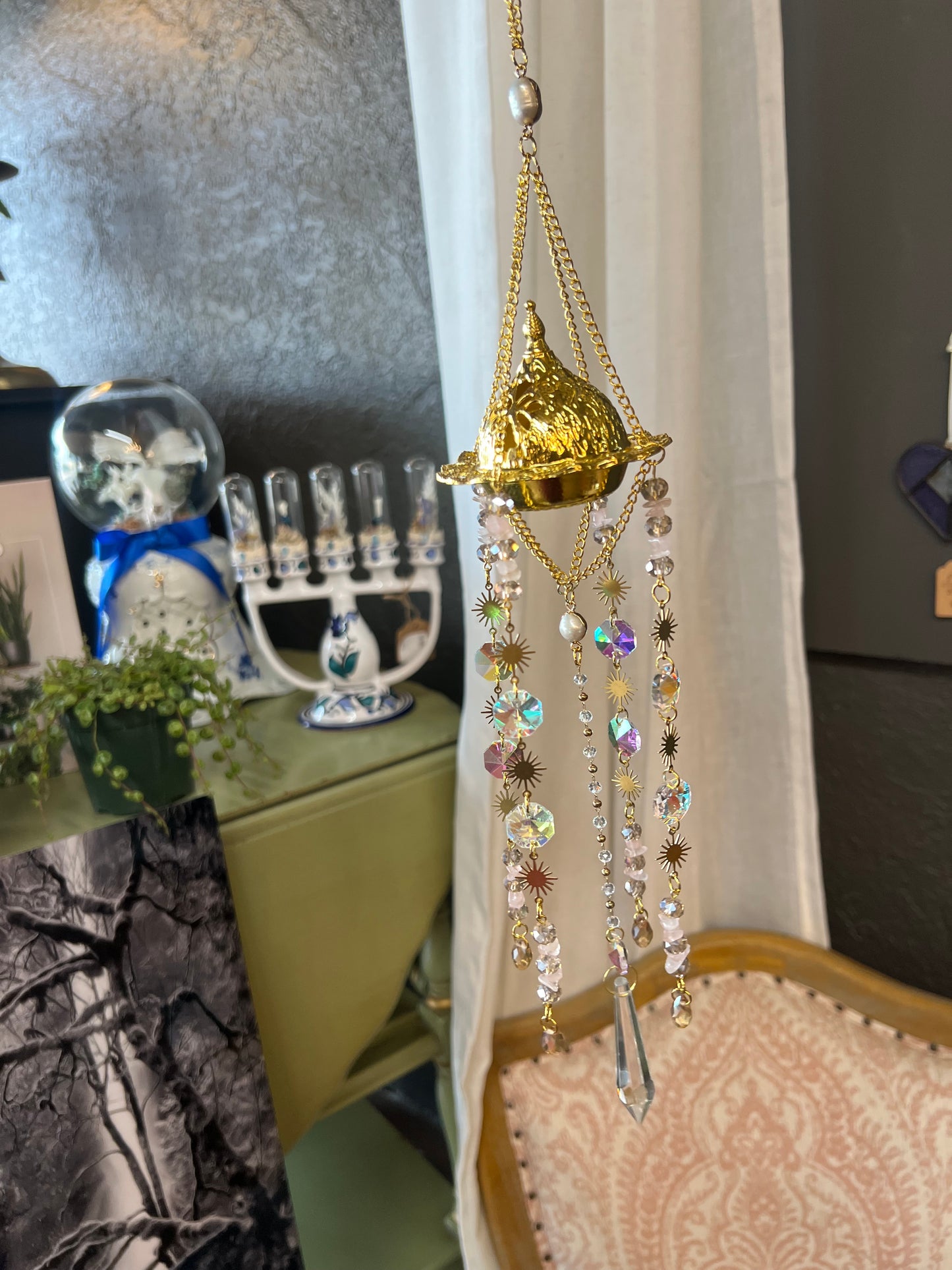 Skydance Crystal Incense Suncatcher