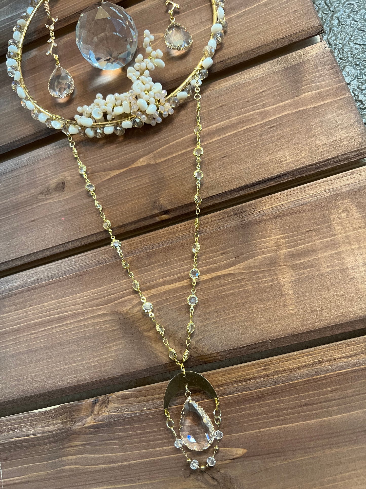 Liliosa Spring Inspired Mother of Pearl Suncatcher