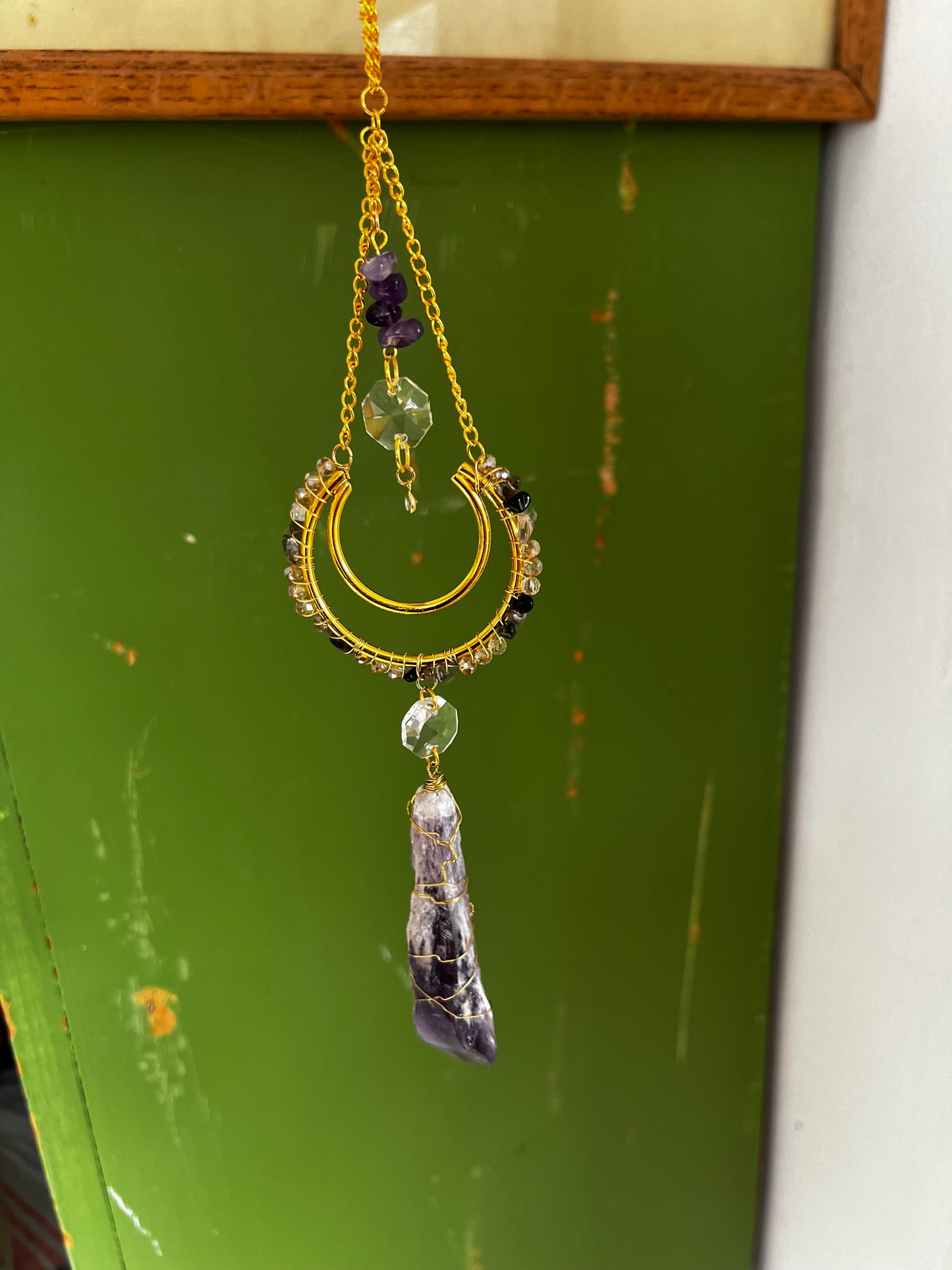 “Tulsi” crystal suncatcher