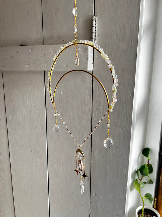 “Brielle” crystal suncatcher