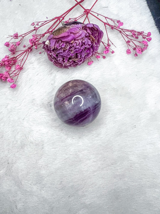 Purple Fluorite Sphere