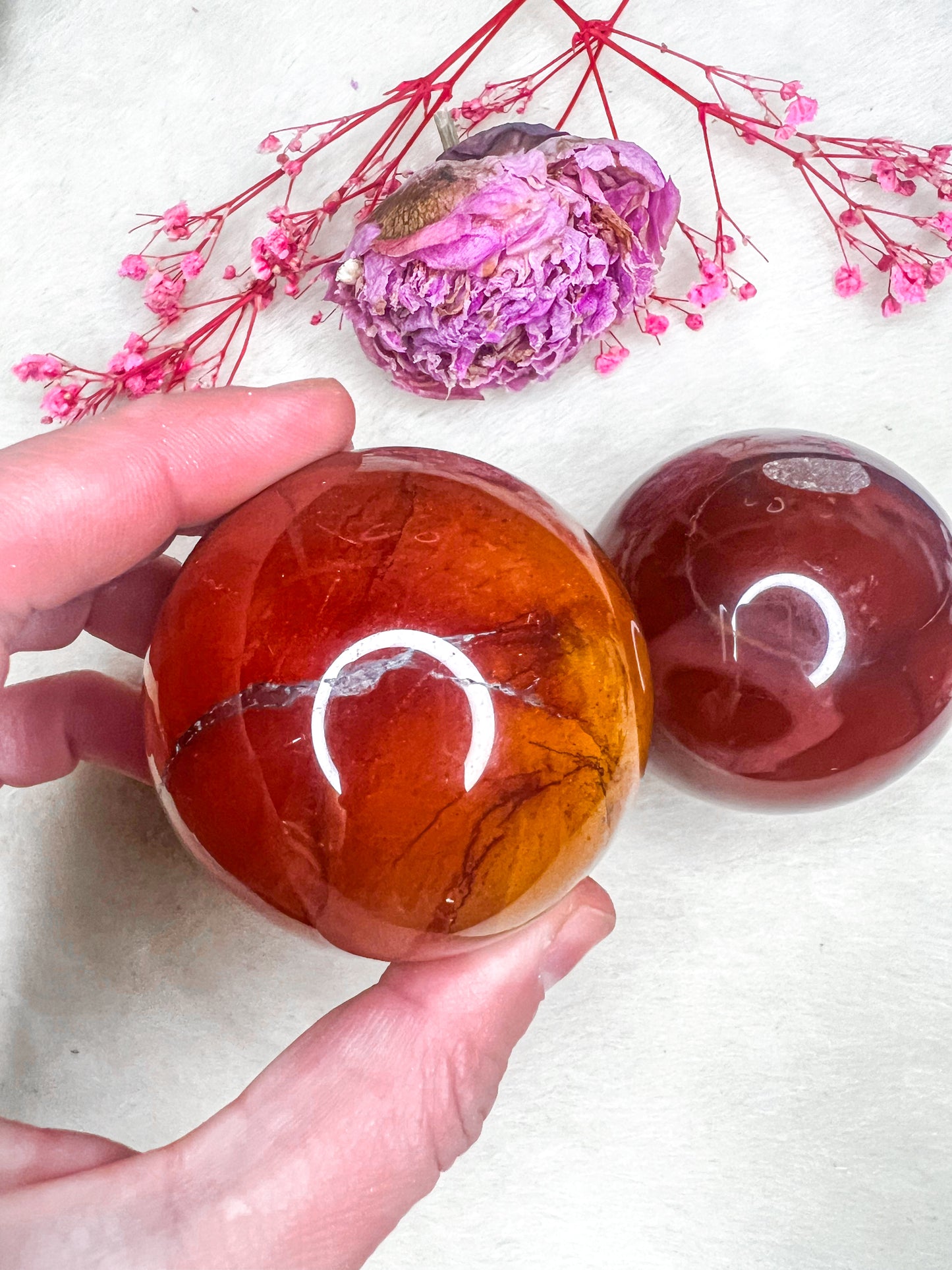 Mookaite Spheres