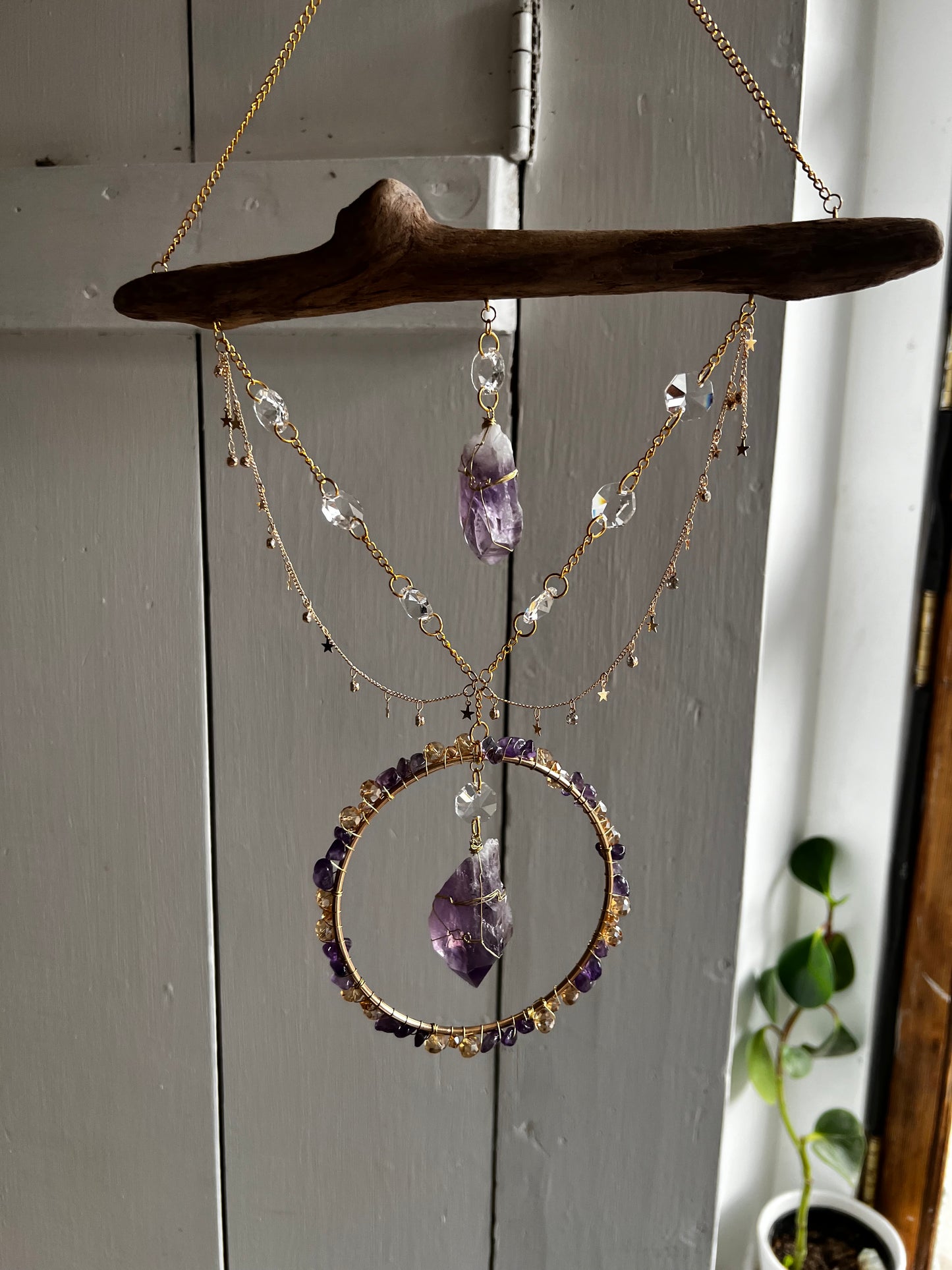 “Beatrice” crystal suncatcher