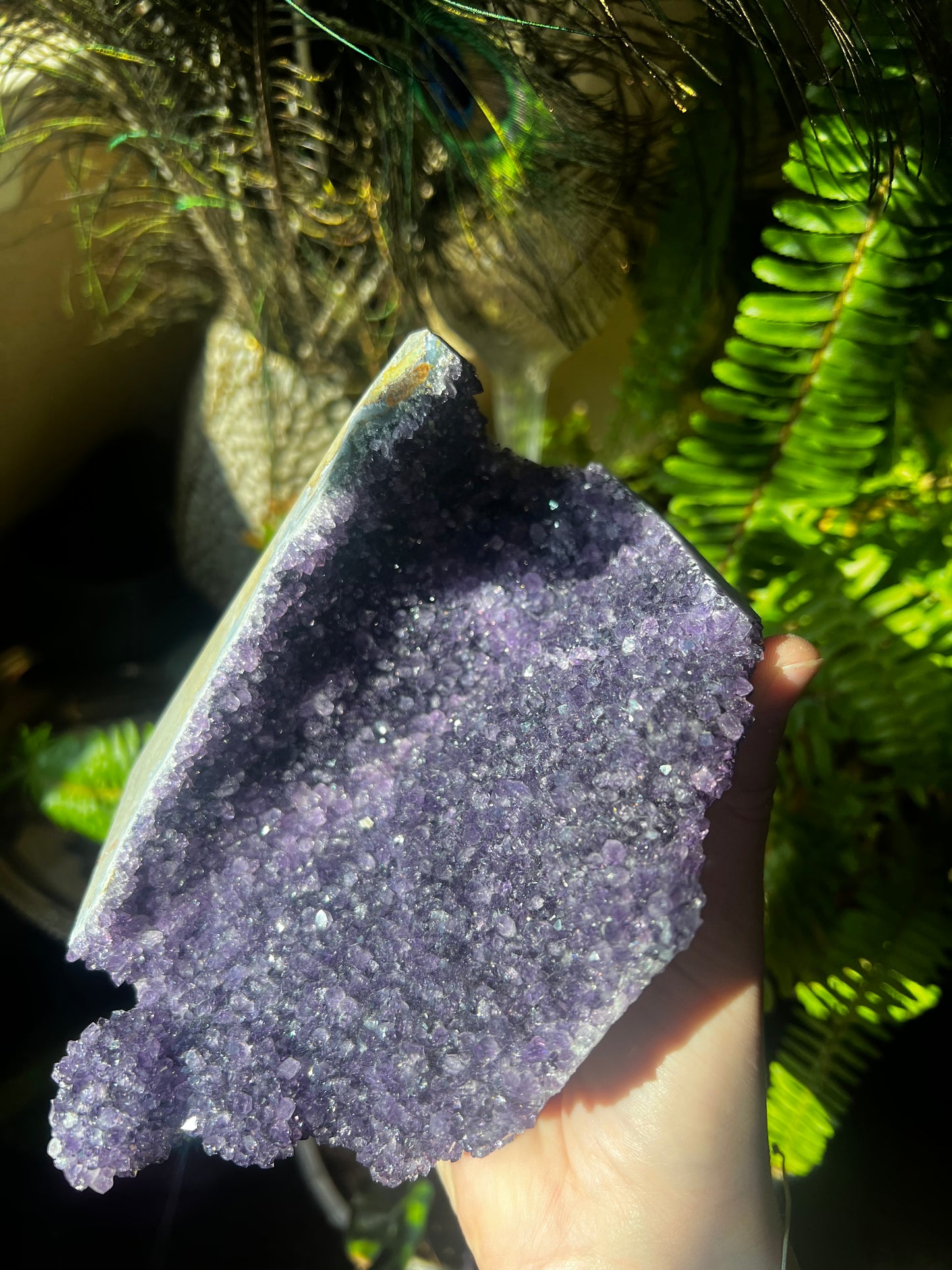 Uruguayan Amethyst Cut Base #B