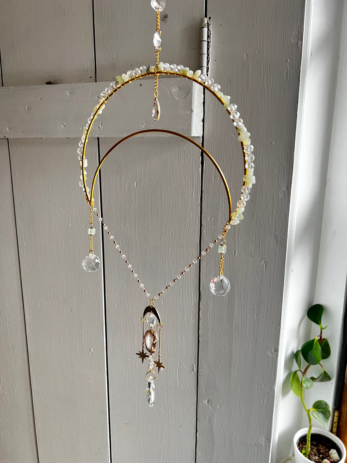 “Brielle” crystal suncatcher