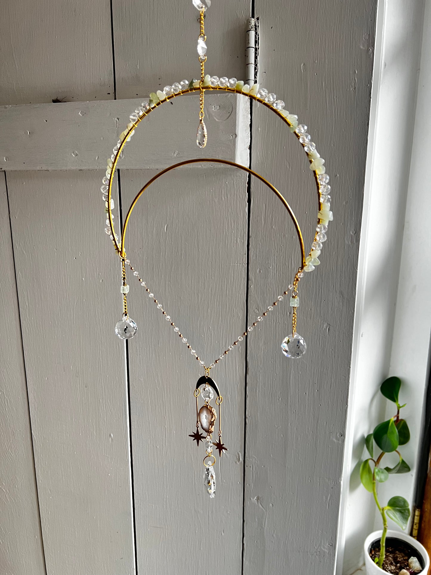 “Brielle” crystal suncatcher