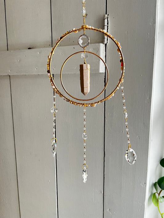 “Sissy” crystal suncatcher