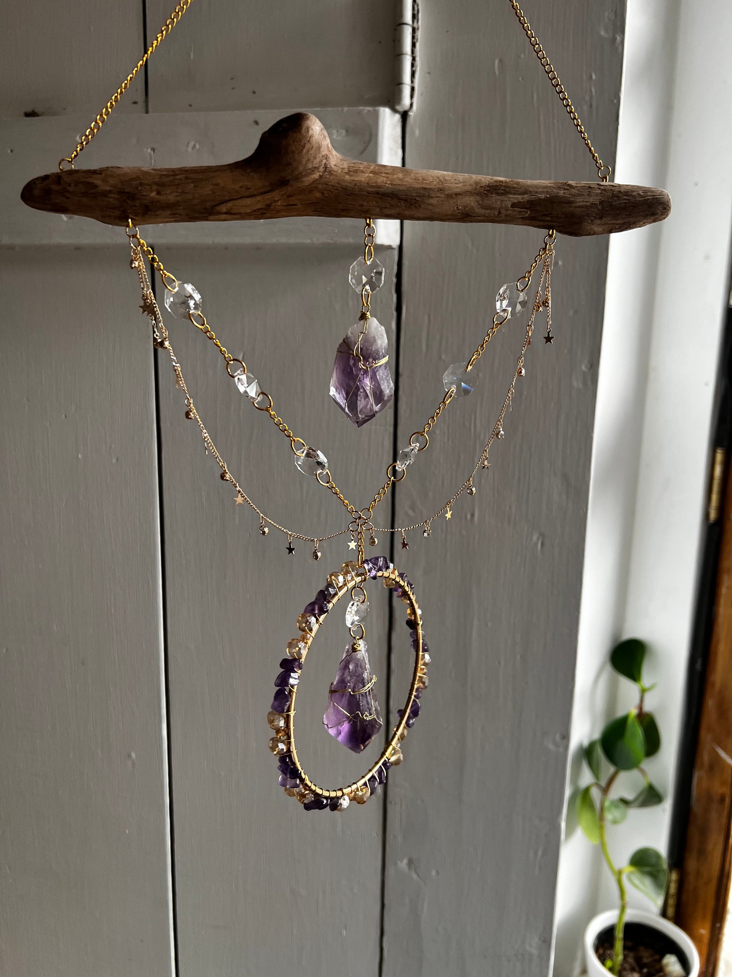 “Beatrice” crystal suncatcher