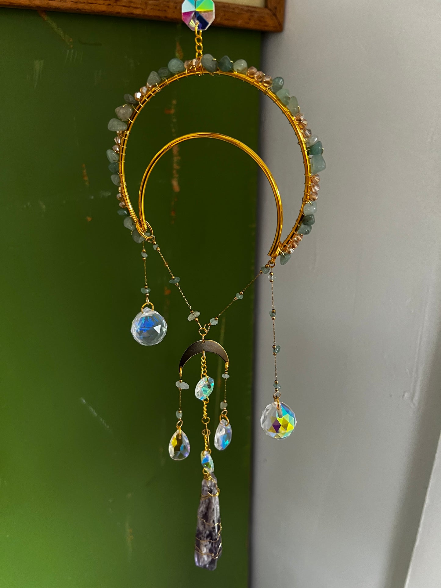 “Ida” crystal suncatcher