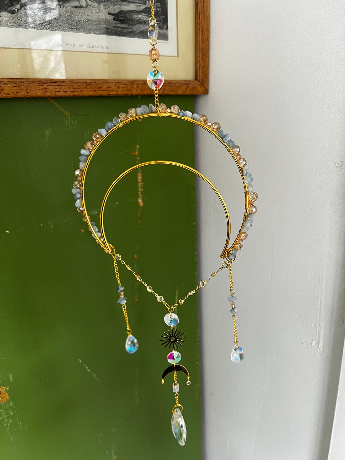 “Sally” crystal suncatcher