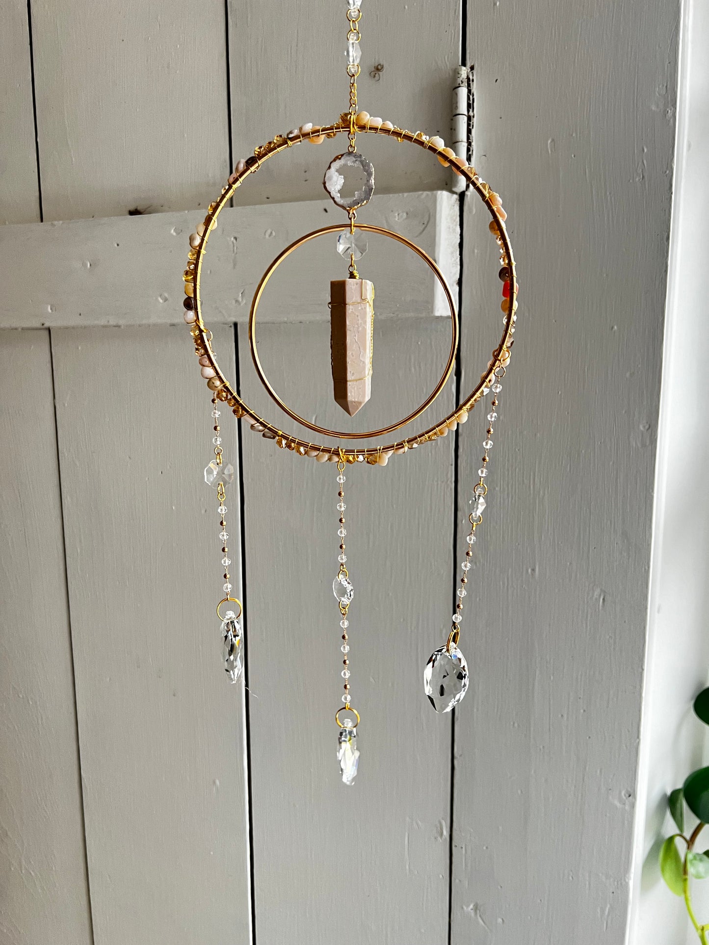 “Sissy” crystal suncatcher