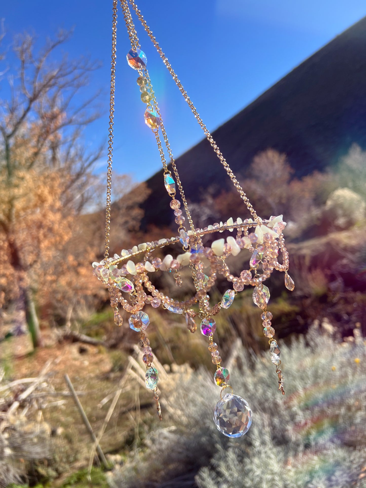 Reign Queen of Light Crystal Chandelier Suncatcher