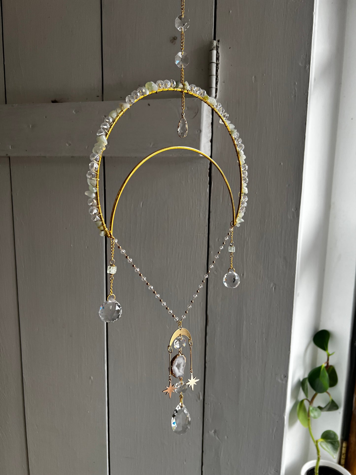 “Brielle” crystal suncatcher