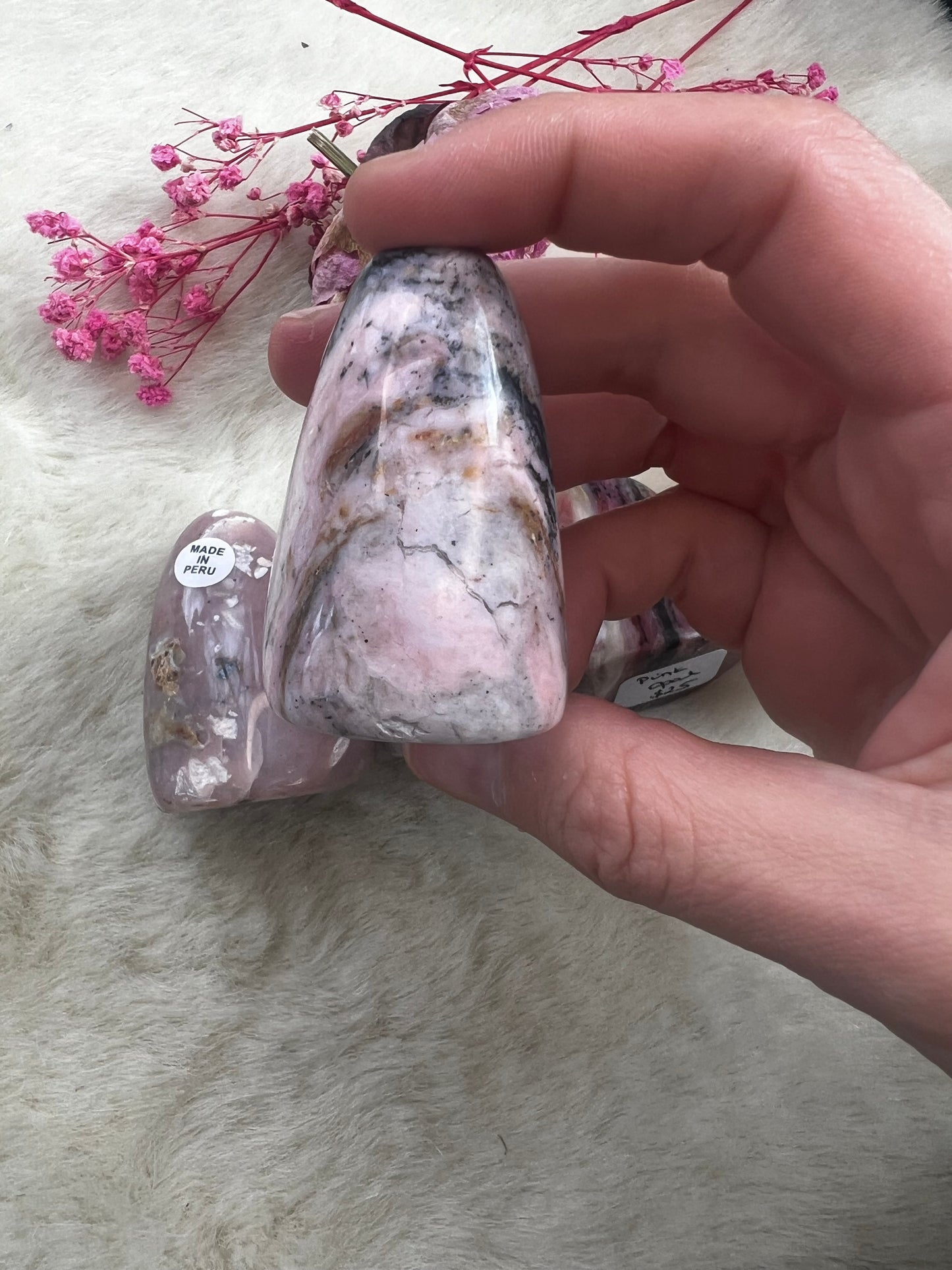 Peruvian Pink Opal Small Freeforms