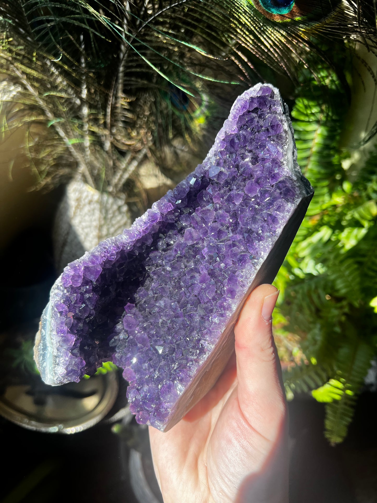 Uruguayan Amethyst Cut Base #A