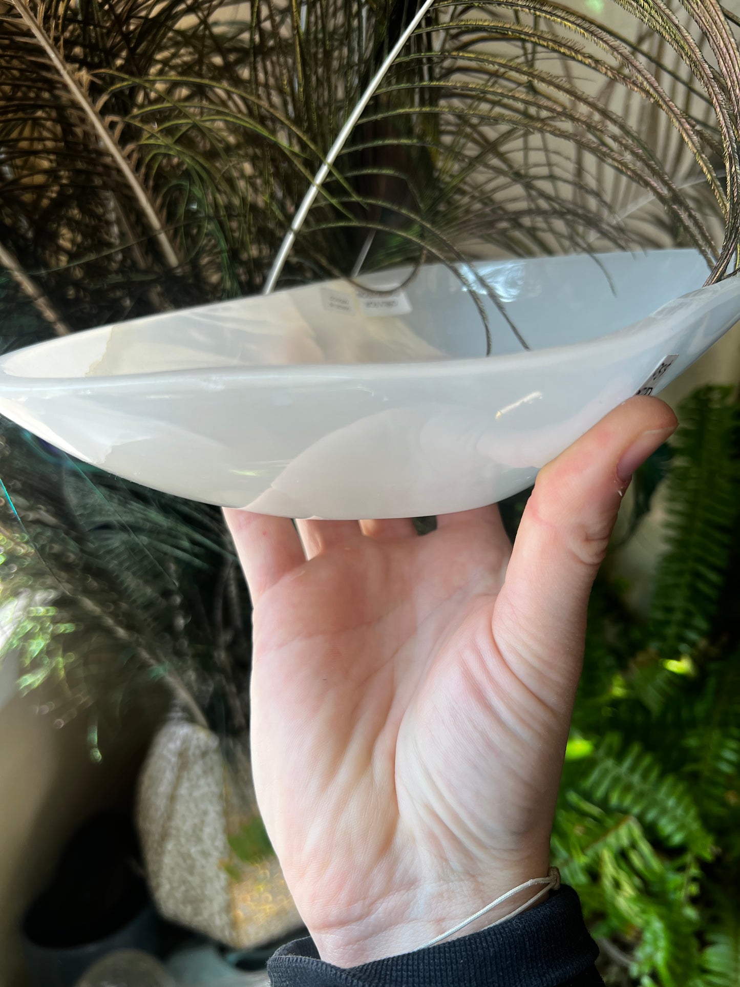 White Calcite Decorative Bowl