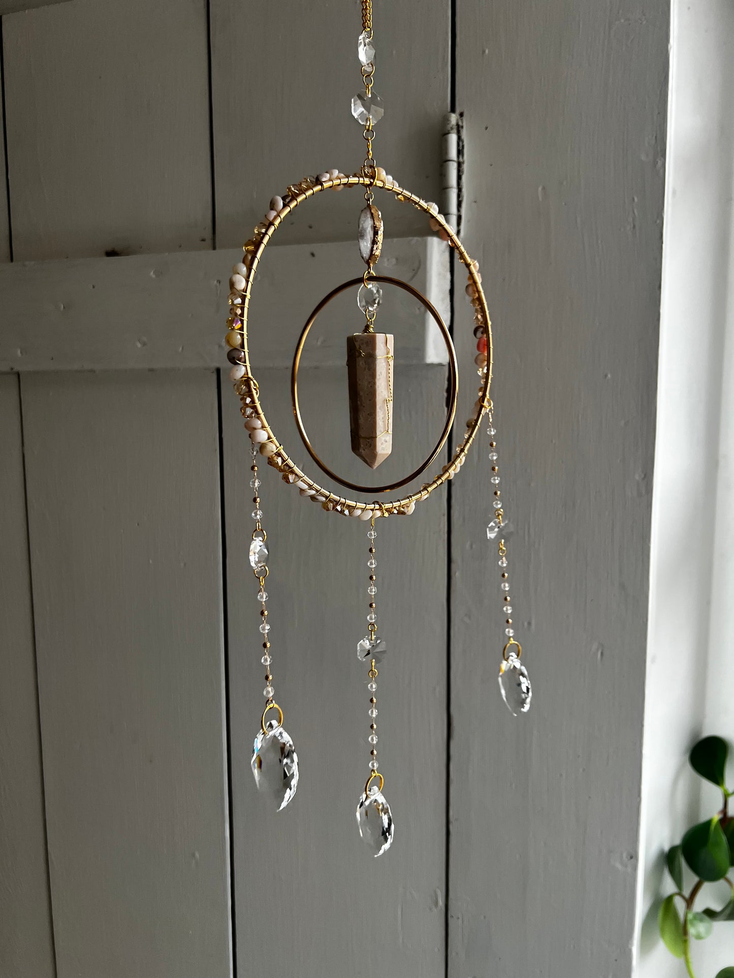 “Sissy” crystal suncatcher