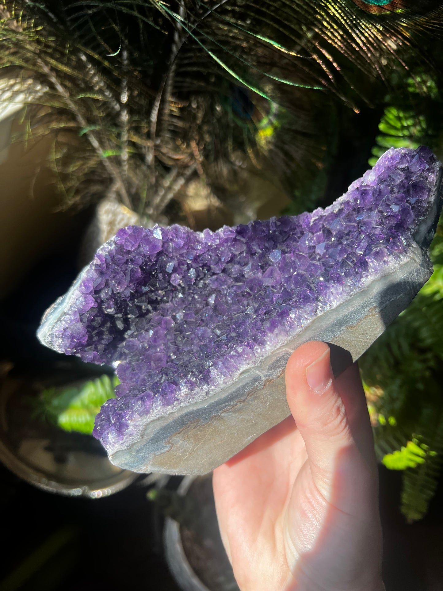 Uruguayan Amethyst Cut Base #A