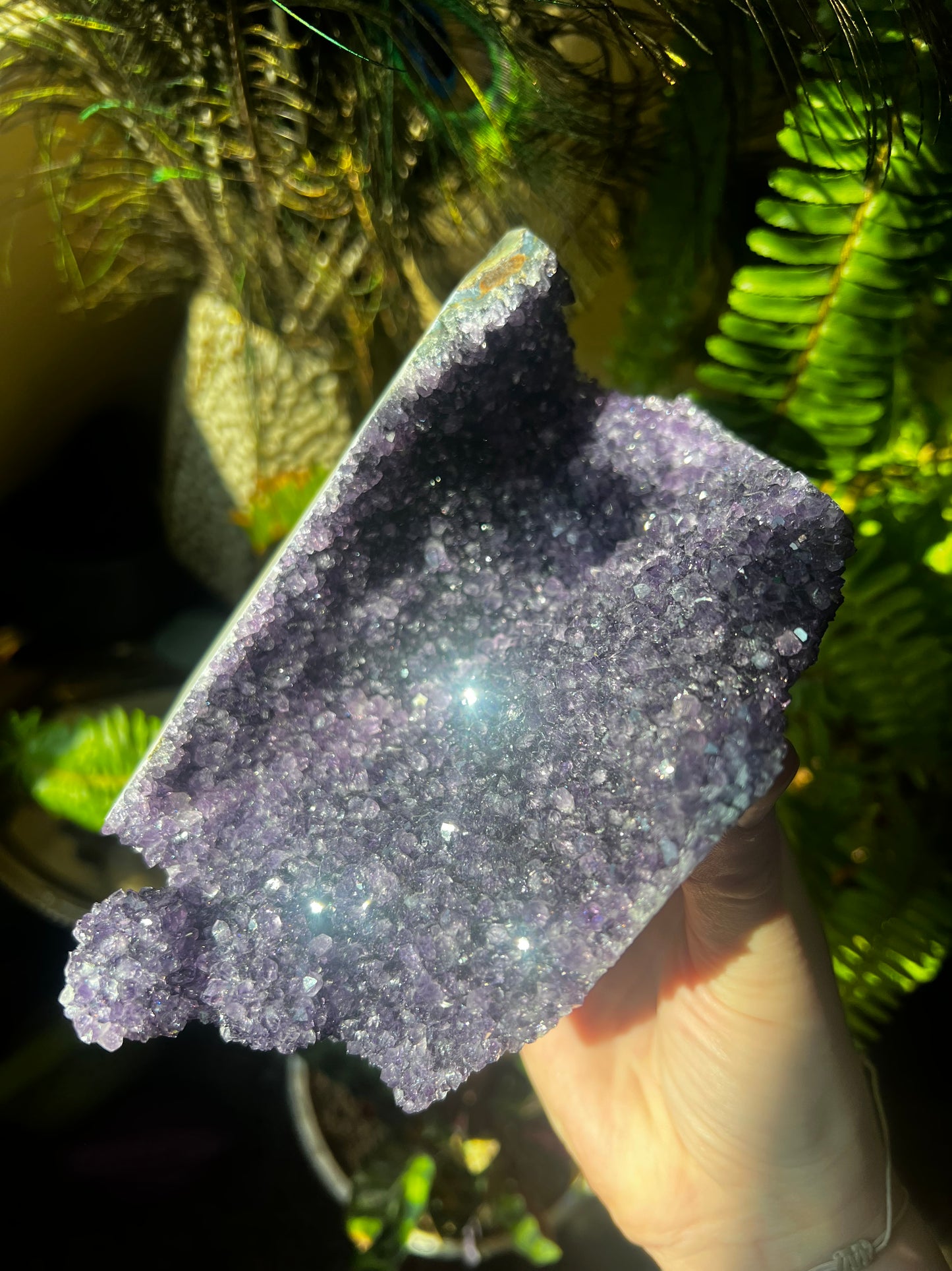 Uruguayan Amethyst Cut Base #B