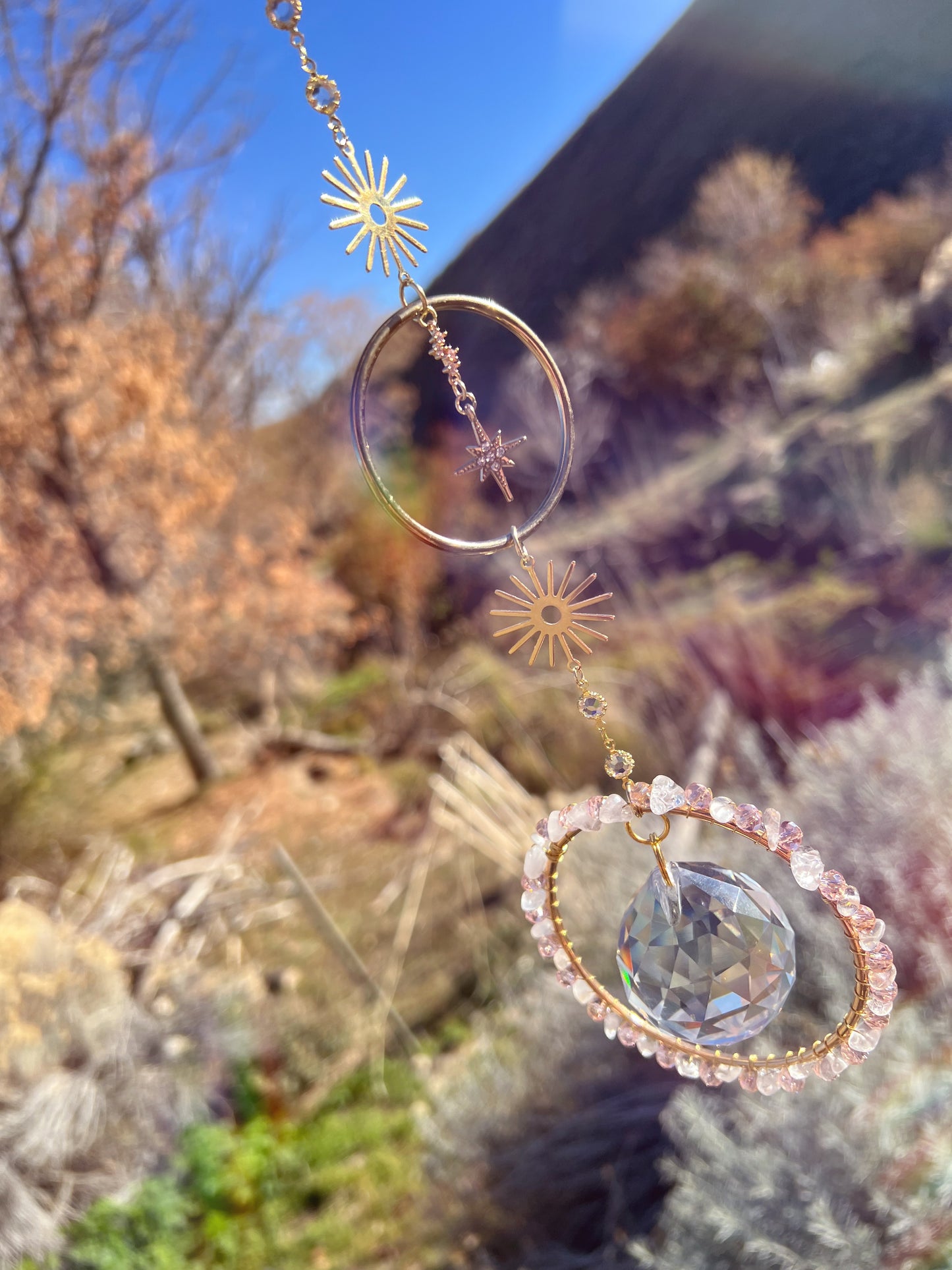 Isabella Golden Dawn Halo Suncatcher