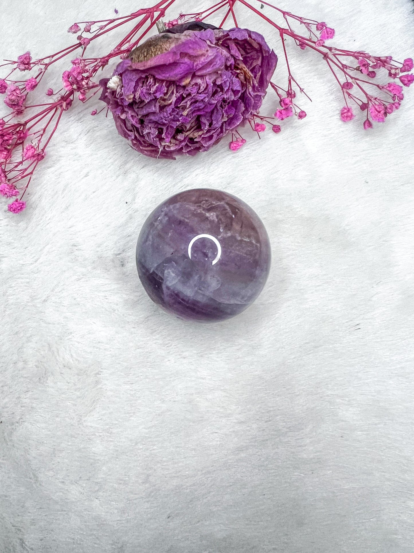 Purple Fluorite Sphere