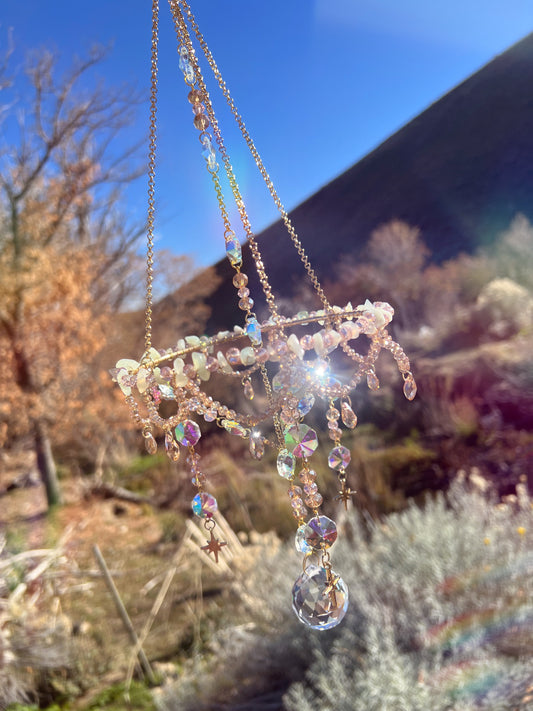 Reign Queen of Light Crystal Chandelier Suncatcher