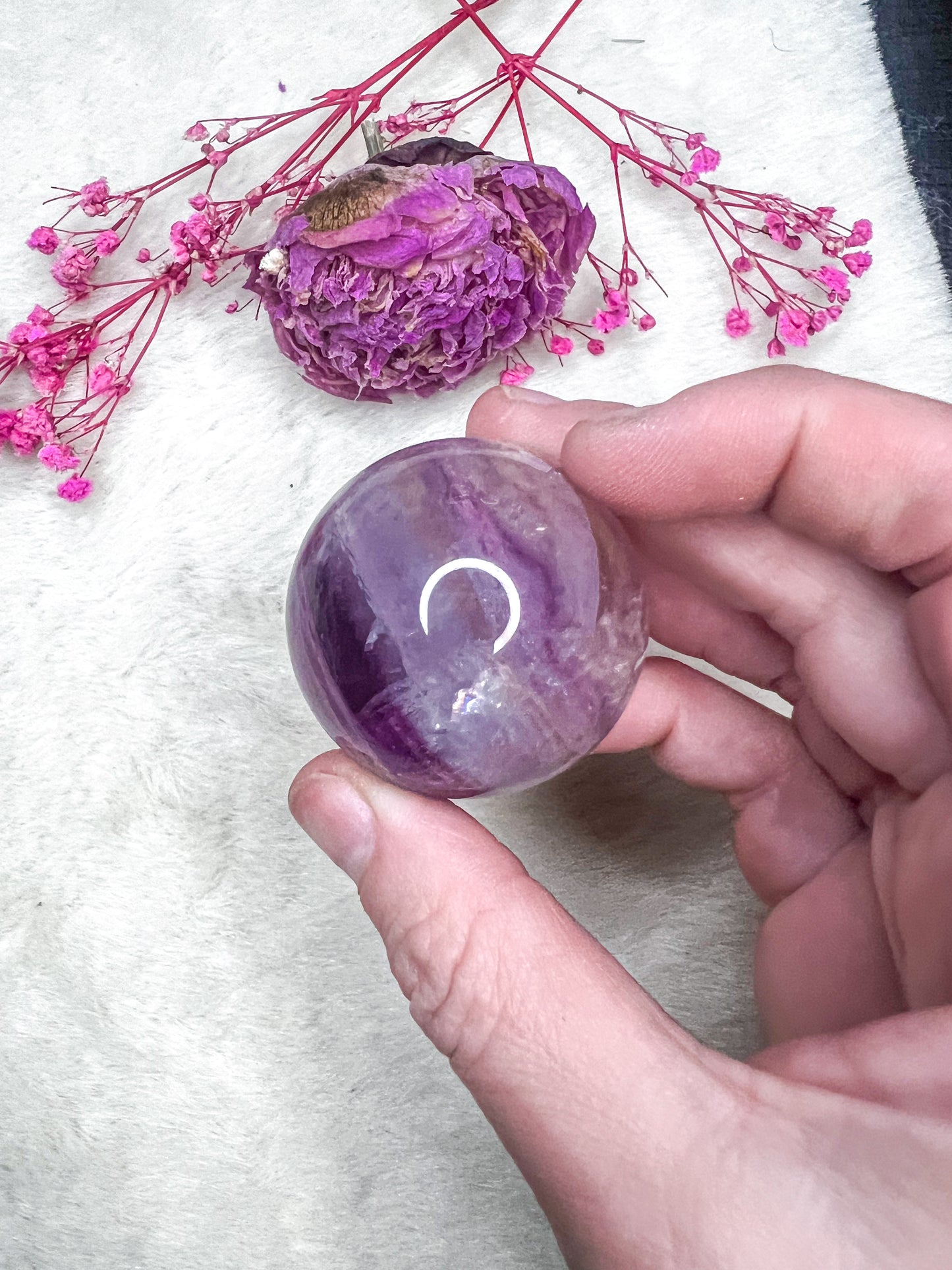 Purple Fluorite Sphere