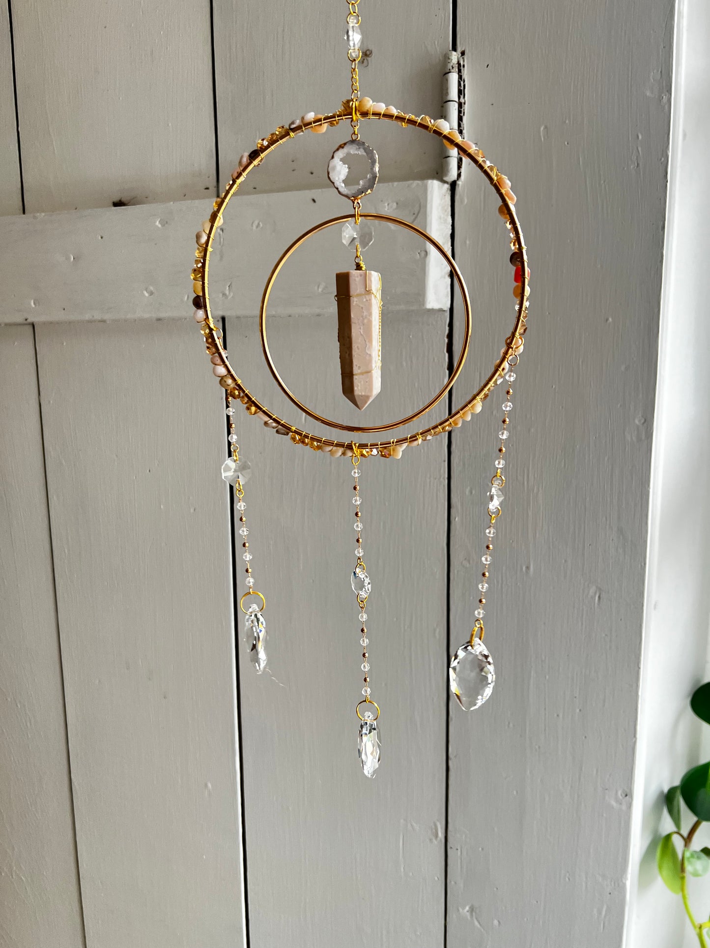 “Sissy” crystal suncatcher