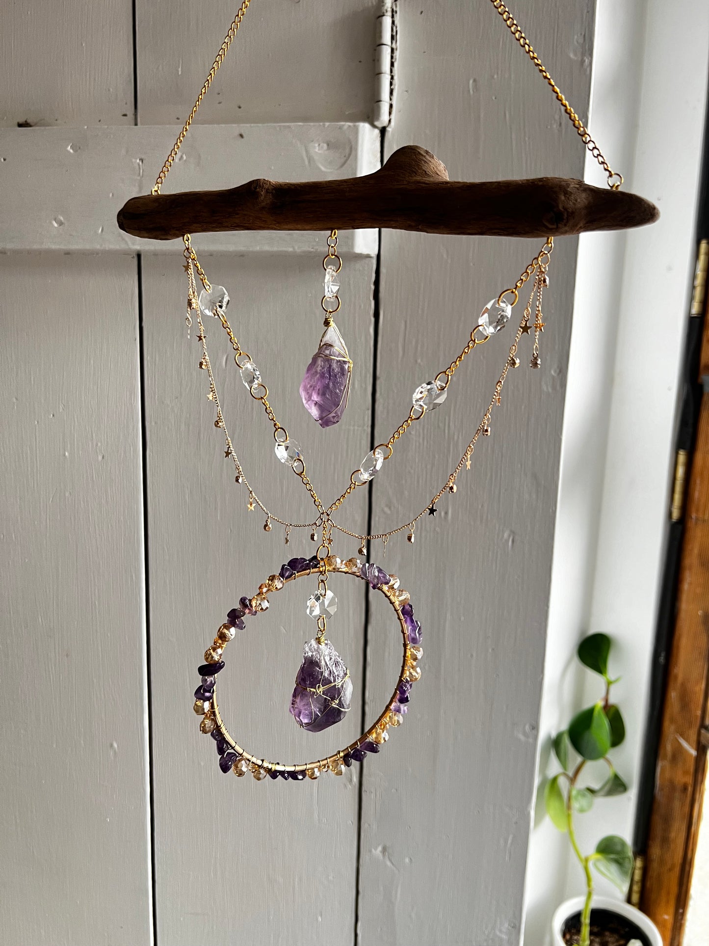 “Beatrice” crystal suncatcher