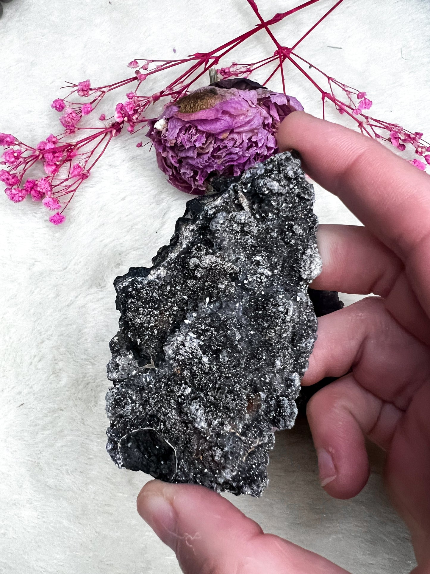 Black Druzy Agate Specimens