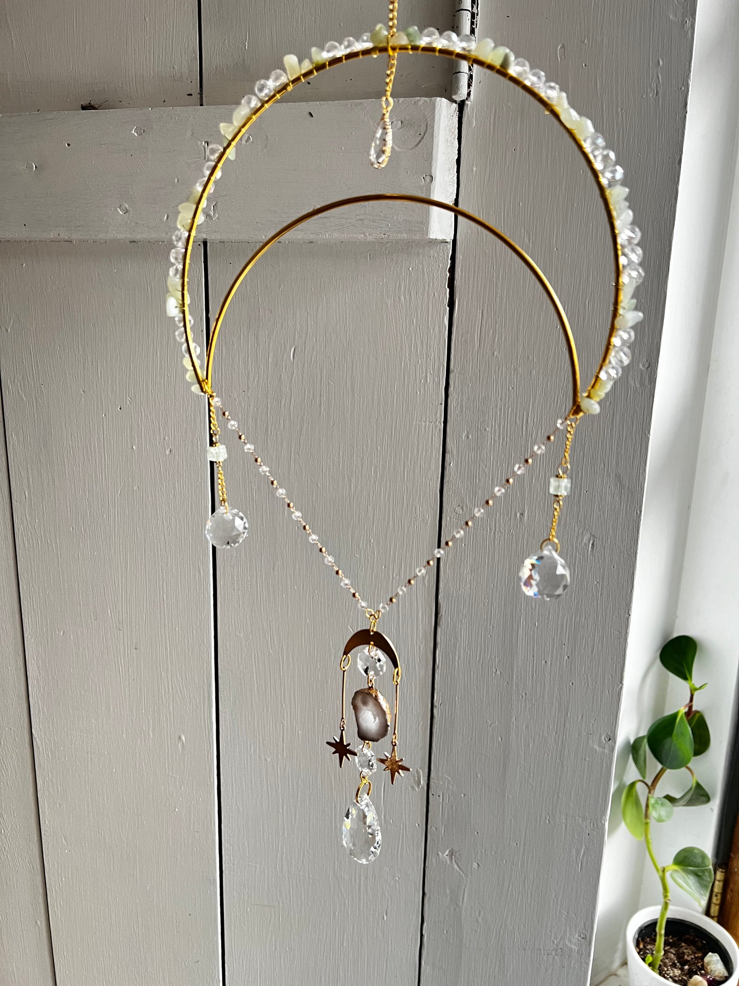 “Brielle” crystal suncatcher